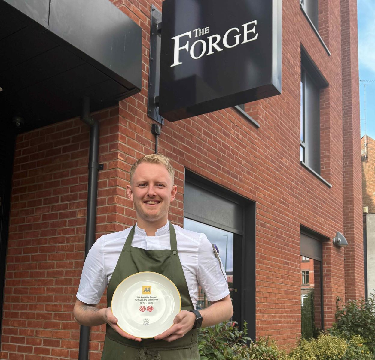 The Forge in Chester retains its 2 AA Rosettes!